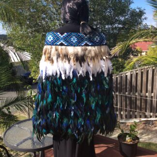 Adults Half Size - Long Feathered Paua Design