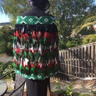 Adults Half Size - Red, Green + White Design