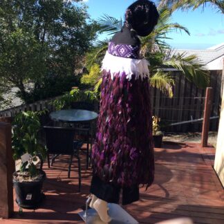 Adults Full Length - Purple + White Design