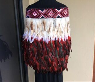 Adults Half Length - Red + White Speckled Design