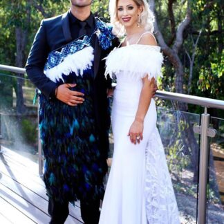 Wedding Set - Full Length Paua & Quarter Length All White