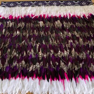 Adults Full Length - Speckled White Pink & Purple